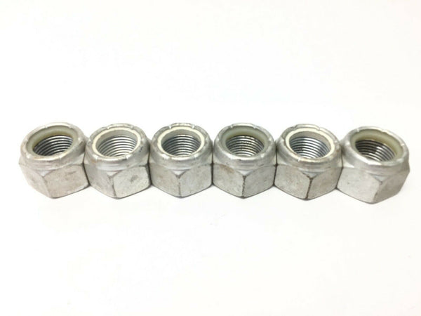 Steel Nylon Insert Lock Nuts Zinc Plated 7/8"-14 LOT OF 6 - Maverick Industrial Sales