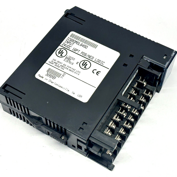 GE Fanuc IC693MDL645D Input 24VDC 16pt Positive Negative Logic