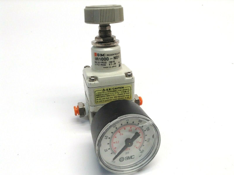 SMC IR1000-N01 Precision Modular Regulator w/ Gauge - Maverick Industrial Sales