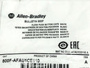 Allen Bradley 800F-AFAU1CE110 Flush Push Button Cap White DOWN - Maverick Industrial Sales