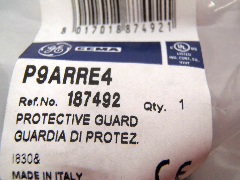 Lot of (2) GE General Electric P9ARRE4 Protective Guard 187492 - Maverick Industrial Sales