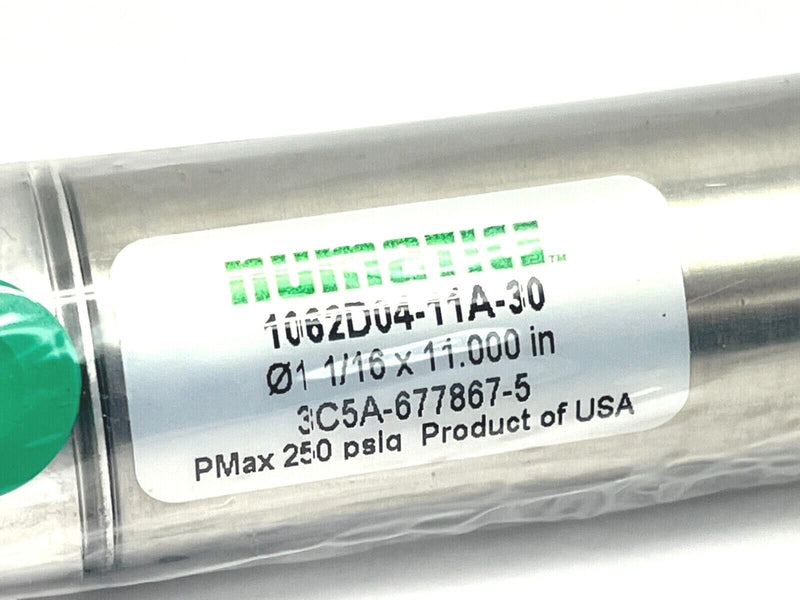 Numatics 1062D04-11A-30 Pneumatic Air Cylinder 1-1/16" Bore 11" Stoke - Maverick Industrial Sales