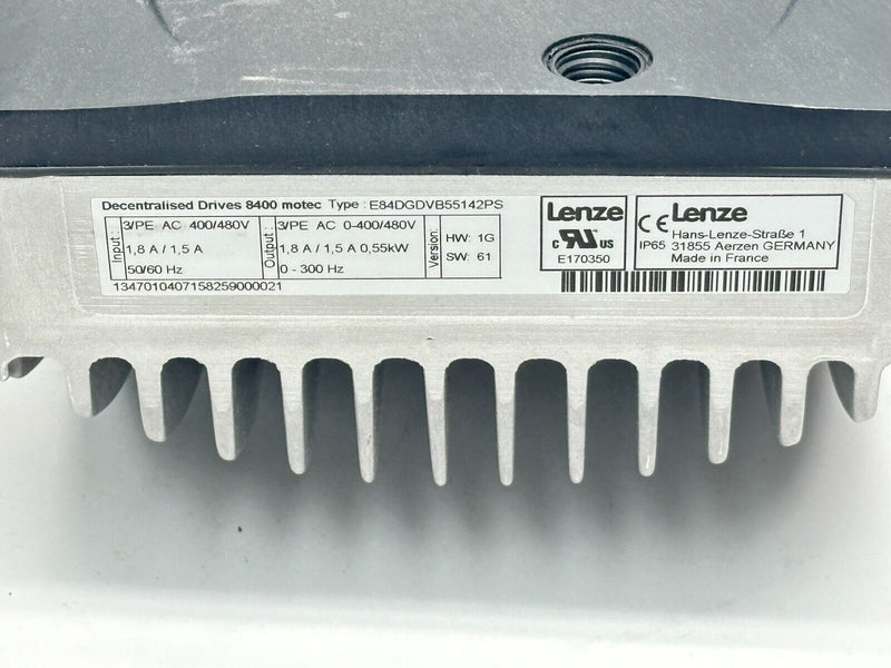 Bosch Rexroth 3842553447 Lenze Frequency Converter 8400 MOTEC E84DGDVB55142PS - Maverick Industrial Sales