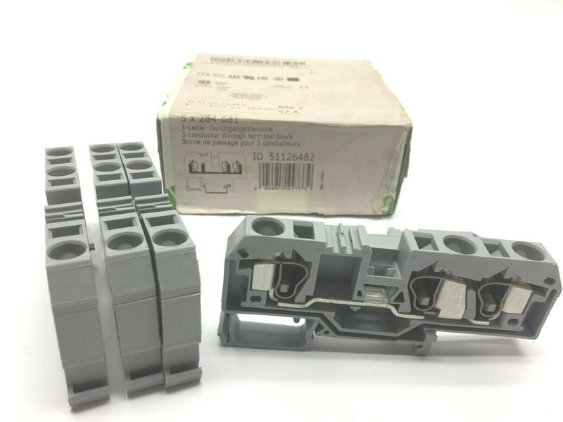 Wago 284-681 800V Terminal Block Box of 5 - Maverick Industrial Sales