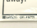 Brady 86891 "DANGER Keep hands away." 3.5x5In Polyester Labels 5 PACK - Maverick Industrial Sales