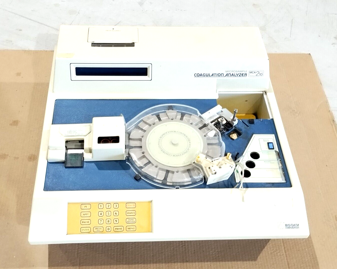 BIO/DATA MCA210 Microsample Coagulation Analyzer Model 210, 300W 110V - Maverick Industrial Sales