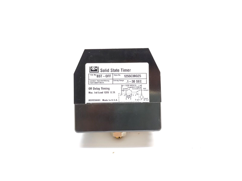 Eaton BST-OFF Industrial Control Relay, Solid State Timer 0.1-30 Sec 1255C38G25 - Maverick Industrial Sales