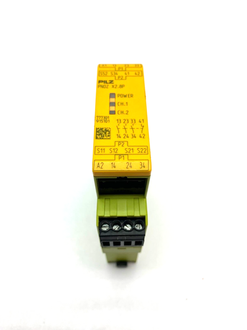 Pilz PNOZ X2.8P 3n/o 1n/c Safety Relay 24V AC/DC 5.5VA 777301 MISSING TERMINAL - Maverick Industrial Sales