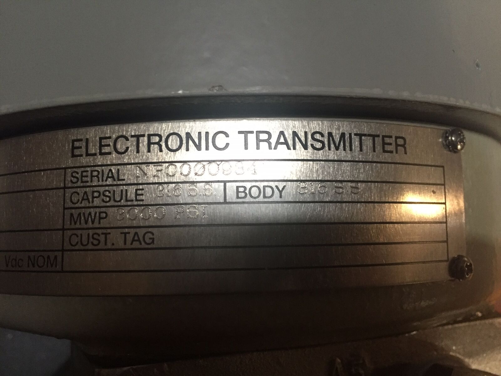 Foxboro N-E13DH-HIH2-L Weed Instruments Electronic Pressure Transmitter 3000psi - Maverick Industrial Sales