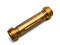 3/8" Pipe 1/2" Copper Tube Brass Compression Pipe Joining Coupling 5" Long - Maverick Industrial Sales