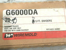 Wiremold G6000DA Raceway Divider Fitting Buff/Tan 6000 Series LOT OF 15 FT - Maverick Industrial Sales