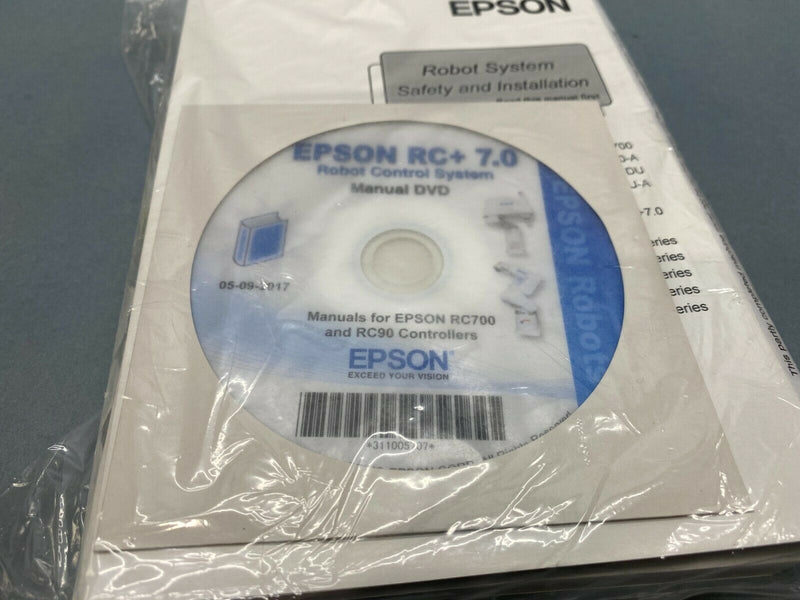 Epson RC700 RC+ 7.0 Safety and Installation Manual and DVD - Maverick Industrial Sales