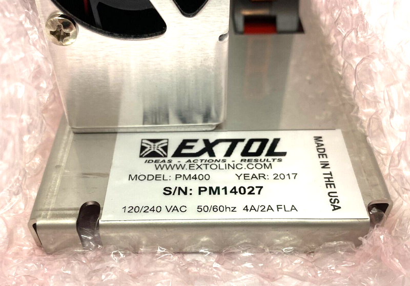 Extol PM400 Power Supply Controller Assembly w/ Infraview Lamp Control 1231512 - Maverick Industrial Sales