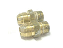 Parker 6-6 FTX-B Brass Fitting Adapter 3/8" Tube x 3/8" NPT LOT OF 2 - Maverick Industrial Sales