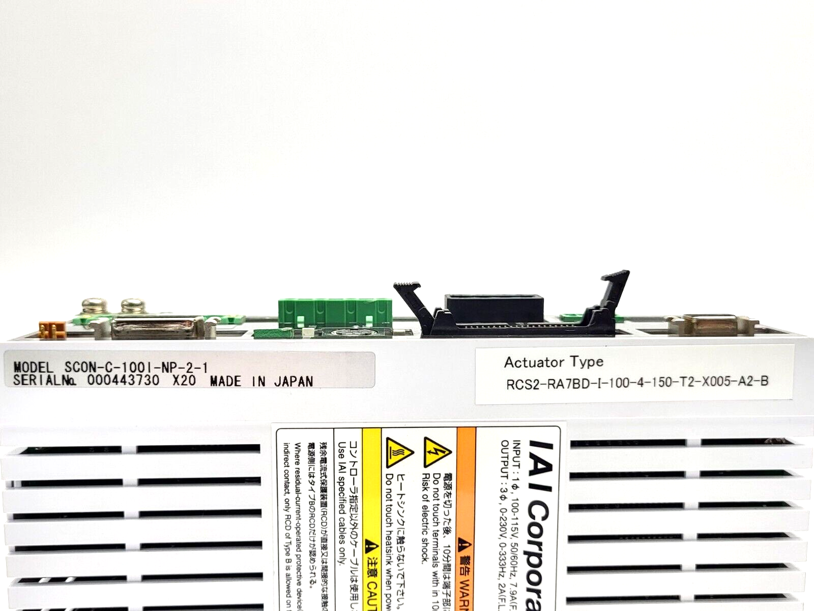 IAI Corporation SCON-C-100I-NP-2-1 Actuator Control - Maverick Industrial Sales