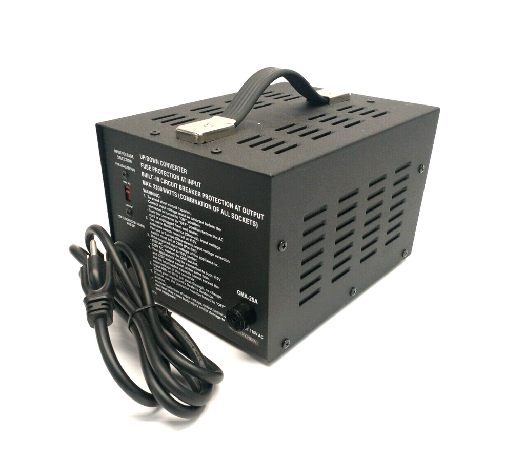 VCT VT-2300F Voltage Converter, Up/Down Transformer, 220/240V 110/120V ...