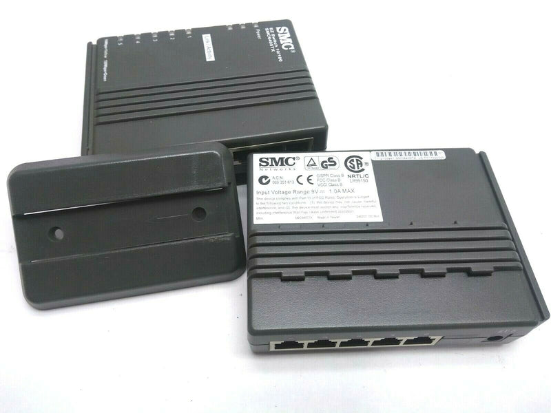 SMC SMC6405TX EZ Switch 10/100 LOT OF 2 - Maverick Industrial Sales