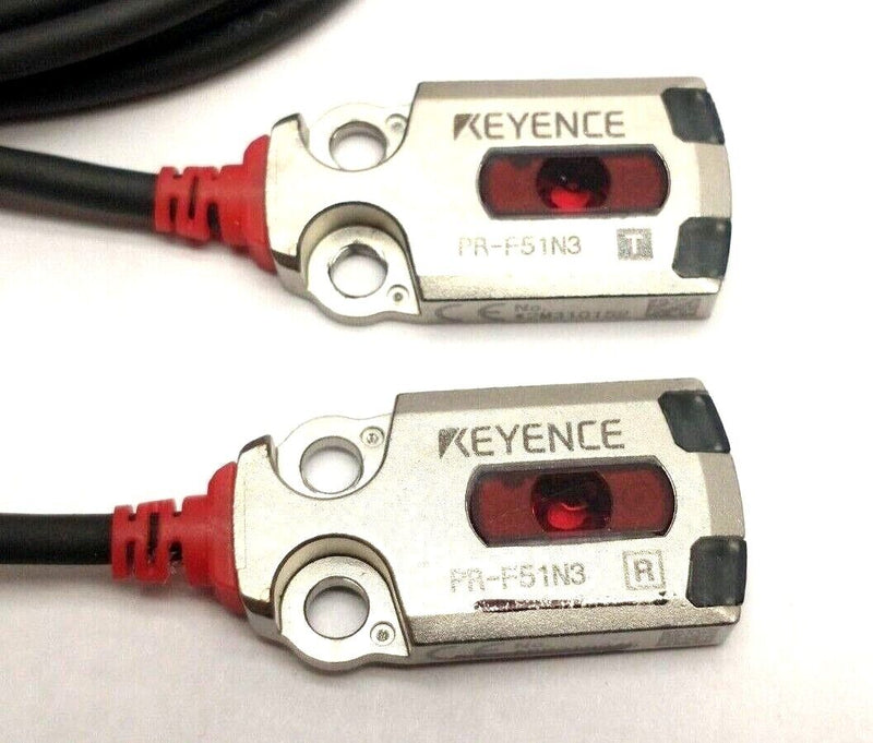 Keyence PR-F51N3 Flat Transmissive Miniature Photoelectric Sensor 93" Cable - Maverick Industrial Sales