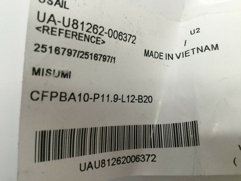 Misumi CFPBA10-P11.9-L12-B20 Large Head Locating Pin - Maverick Industrial Sales