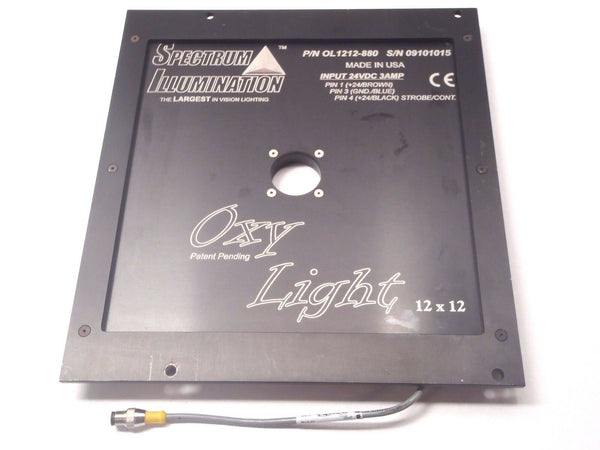 Spectrum Illumination OL1212-880 Standard Series Flat Dome OXY Light W/ IR LED - Maverick Industrial Sales