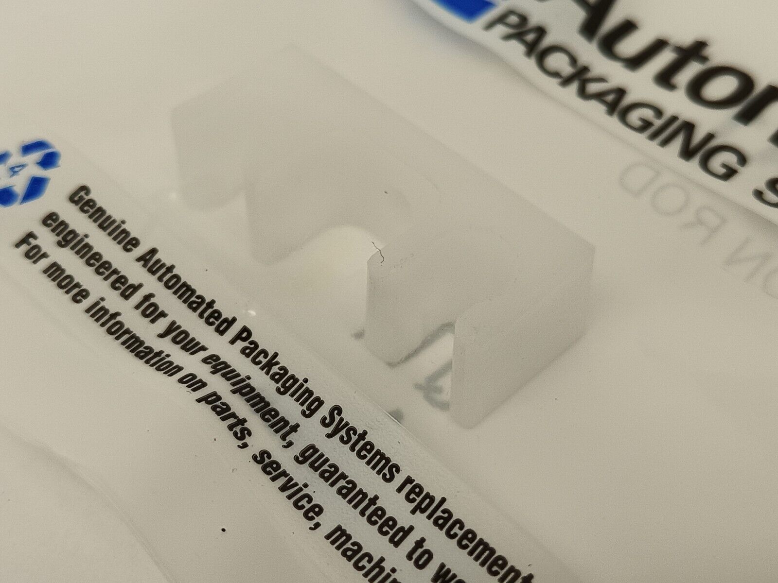 Automated Packaging Systems 595070A1 Teflon Rod Clip - New - Maverick Industrial Sales