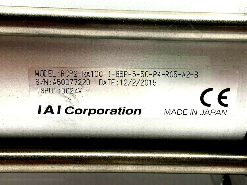 IAI RCP2-RA10C-I-86P-5-50-P4-R05-A2-B High Thrust Rod Type Actuator - Maverick Industrial Sales