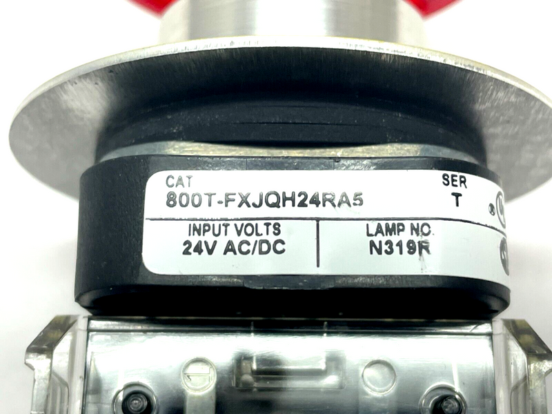 Allen Bradley 800T-FXJQH24RA5 Ser. T Jumbo Mushroom Head E-Stop Switch - Maverick Industrial Sales