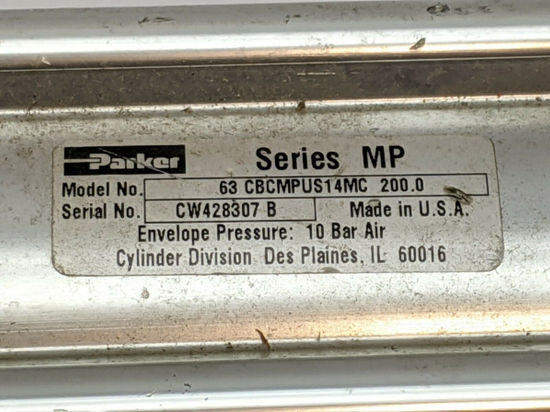 Parker 63 CBCMPUS14MC 200.0 Series MP ISO Non-Lube Air Cylinder - Maverick Industrial Sales