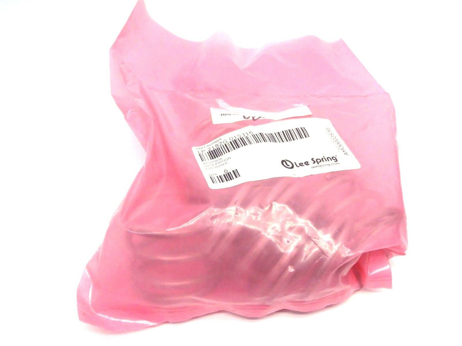 Lot of 6 Lee Spring LP 218ZG 01S316 2.375" OD Compression Springs 2" Free - Maverick Industrial Sales