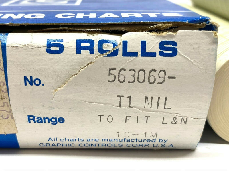 Graphic Controls 563069 Chart Paper Count Per Minute BOX OF 5 Rolls - Maverick Industrial Sales