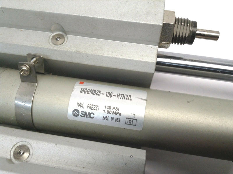 SMC CDM2WF25-100-H7PWL Pneumatic Cylinder Double Rod w/ 2x D-H7PW Auto Switches - Maverick Industrial Sales