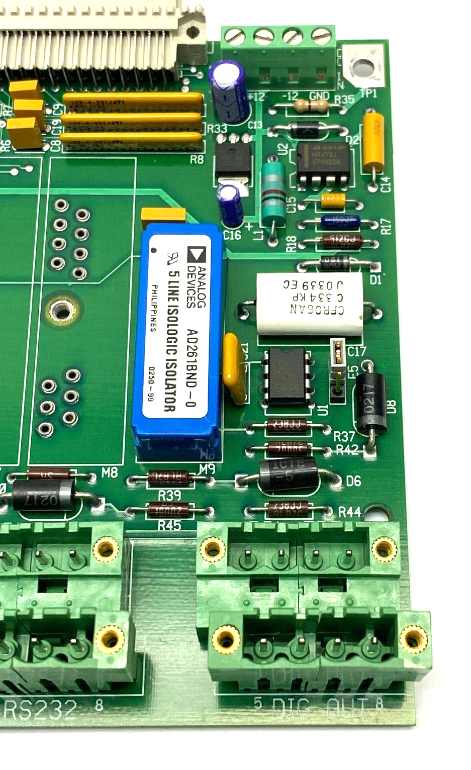 Caldon 201B210G01 Rev. G APU Backplane Card - Maverick Industrial Sales