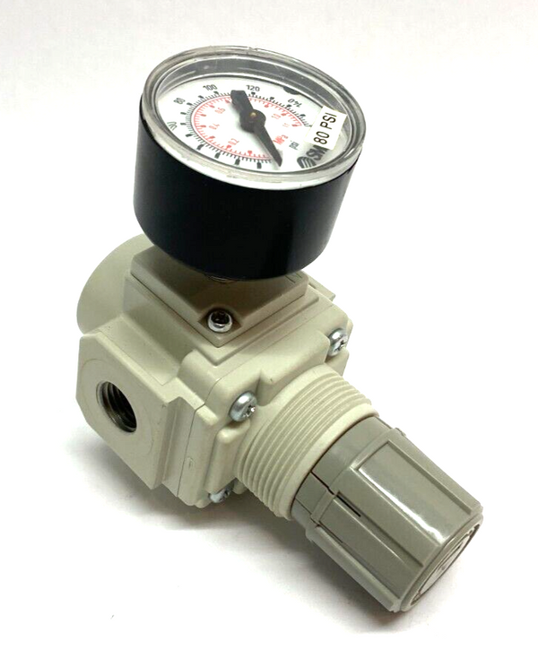 SMC AR25K-N02B-Z-B Modular Regulator w/ Backflow Function 1/4" NPT 7~125psi - Maverick Industrial Sales