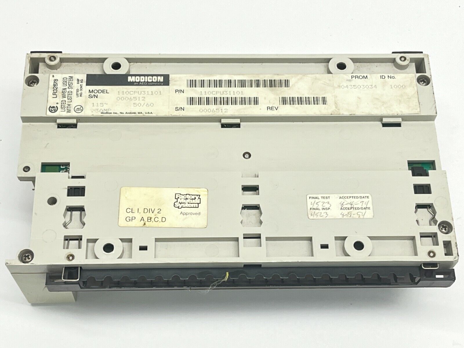 Schneider Electric 110-CPU-311-01 CPU Module - Maverick Industrial Sales