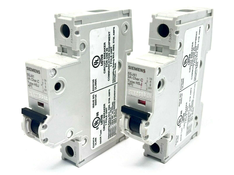 Siemens 5SJ4103-7HG40 Miniature Circuit Breaker 240 V 1-Pole LOT OF 2 - Maverick Industrial Sales