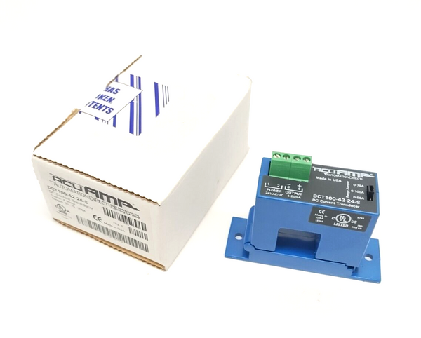Automation Direct DCT100-42-24-S AcuAMP DC Current Transducer 24V AC/DC 4-20mA - Maverick Industrial Sales
