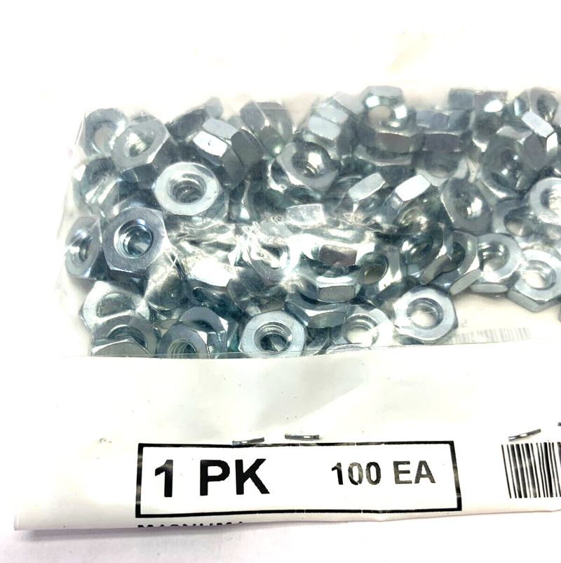 M10NHM1 10-24 Hex Nut Zinc M/S PACK OF 100 - Maverick Industrial Sales