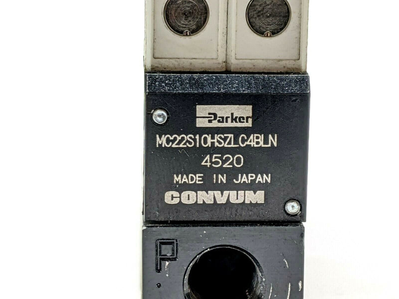 Parker Convum MC22S10HSZLC4BLN Vacuum Generator w/ MVS-201-PCP - Maverick Industrial Sales