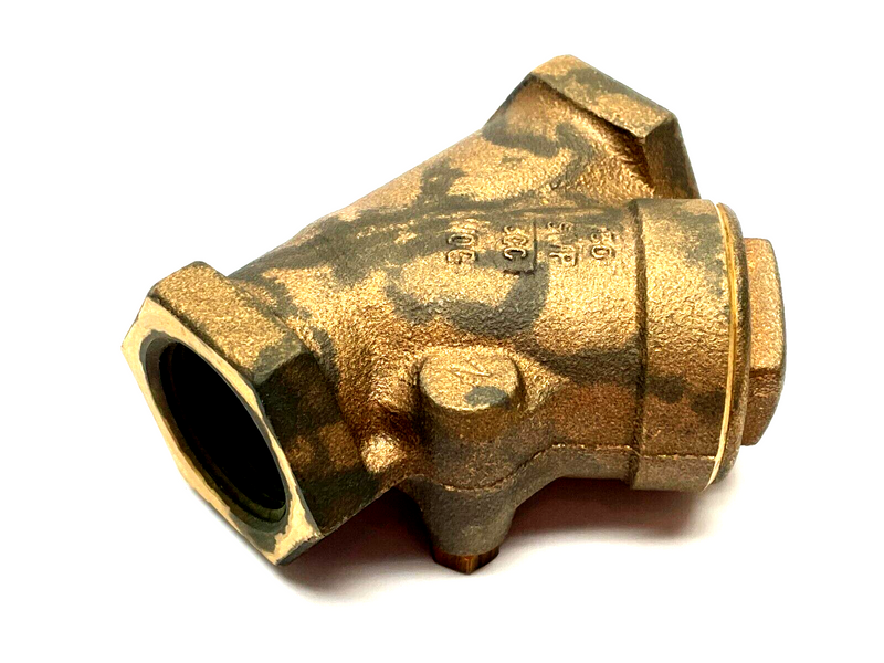 Nibco T-433-Y Check Valve Bronze 1" 300psi NL7K00A - Maverick Industrial Sales