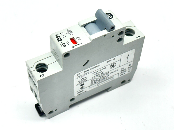 Allen Bradley 1492-SP1C130 Ser C Circuit Breaker 13A 240/415VAC - Maverick Industrial Sales