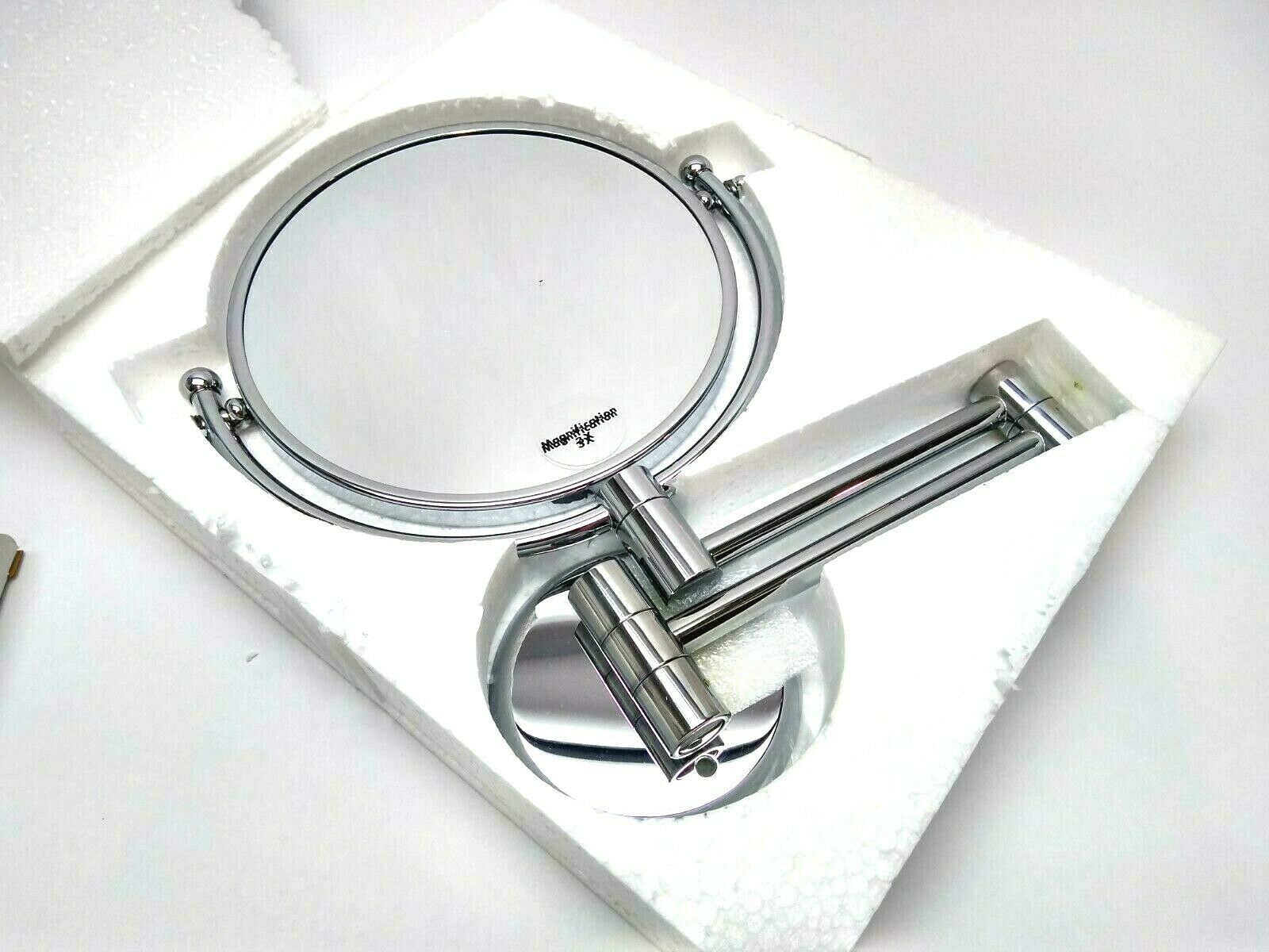 Grainger 1ECN8 Round Chrome Dual Sided Mirror 7.5 Inch - Maverick Industrial Sales