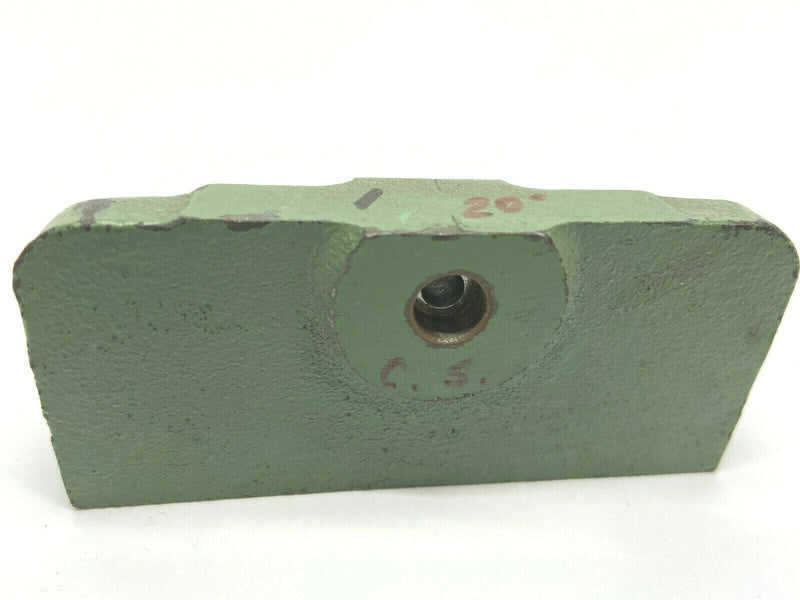 B-16073 Green Vibratory Block Holder 2-1/2" ID M5 Metric Screw Holes - Maverick Industrial Sales