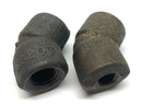 Pipe Elbow Forged Steel 45 Degree 1/8" Threaded 2000 lbs LOT OF 2 - Maverick Industrial Sales