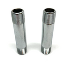 3/8" x 3" Chrome Pipe Nipple Threaded 3 Inch Length 3/8 Inch Diameter LOT OF 2 - Maverick Industrial Sales