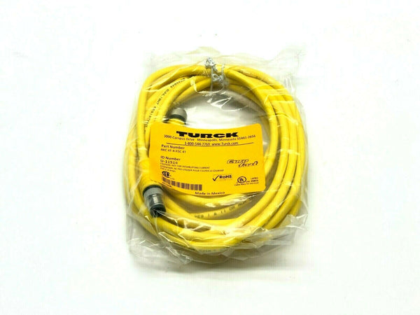 Turck RKC 4T-4-RSC 4T Double-Ended Cordset M12 Male to M12 Female U-11514 - Maverick Industrial Sales