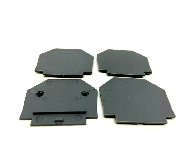 Automation Direct 43010 End Plate Gray Terminal End Plate LOT OF 4 - Maverick Industrial Sales