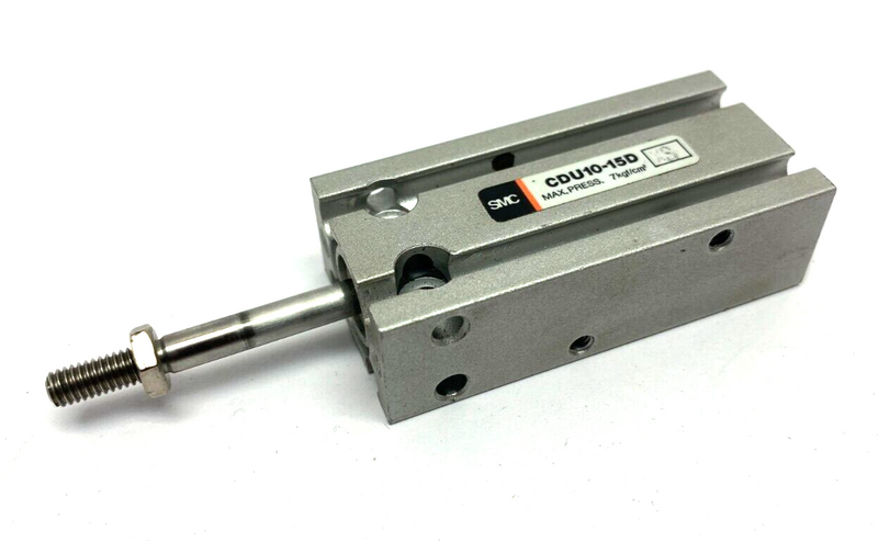 SMC CDU10-15D Compact Air Cylinder Double-Acting 10mm Bore 15mm Stroke - Maverick Industrial Sales