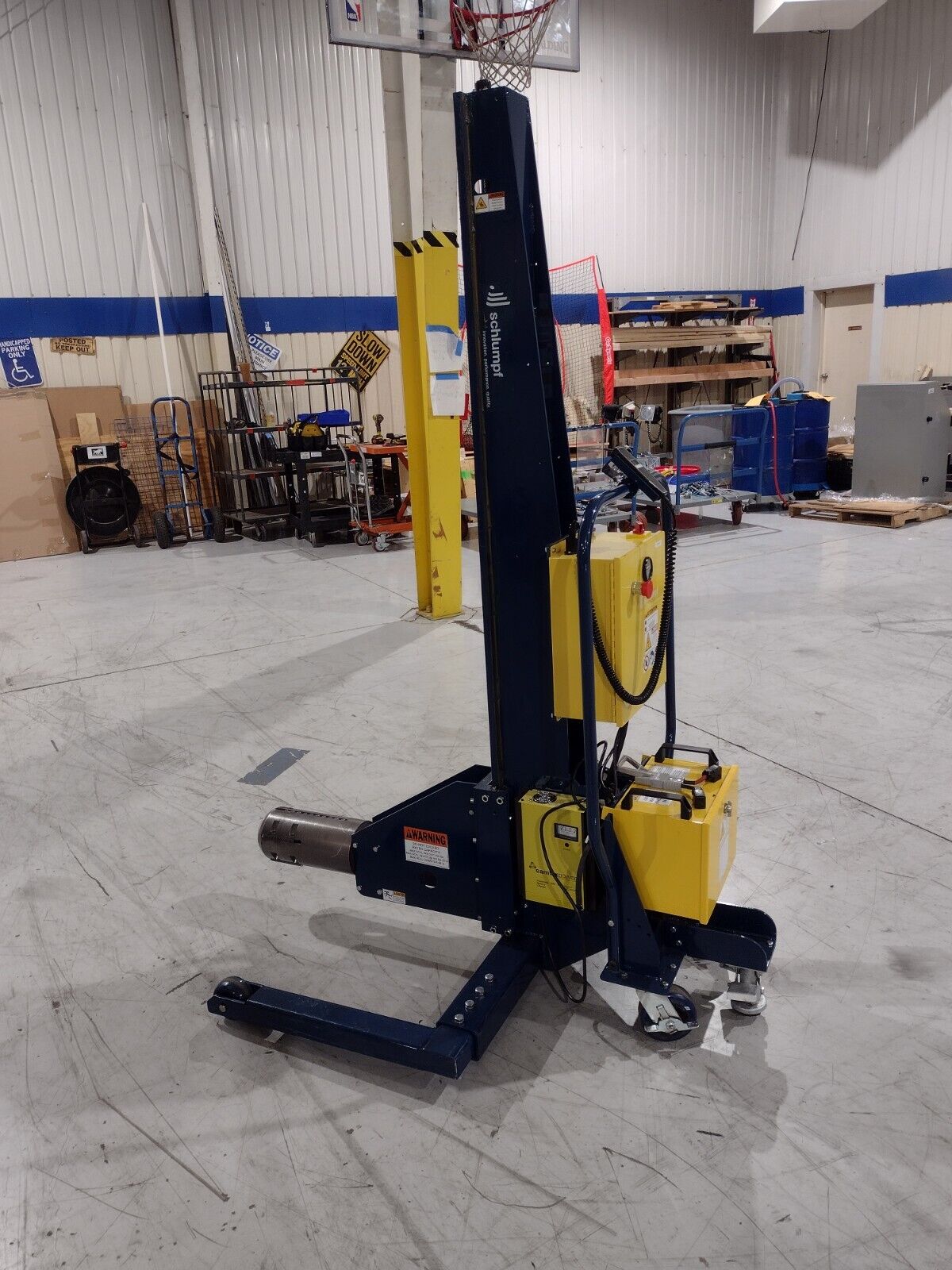 Schlumpf ERH-300-PH Portable Electric Roll Handler 300 LB Capacity *Needs Repair - Maverick Industrial Sales