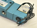 Mac Valves 821C-PM-611BA-152 Solenoid Valve 5-Port w/ 2x PME-611BAAA Pilot 24VDC - Maverick Industrial Sales