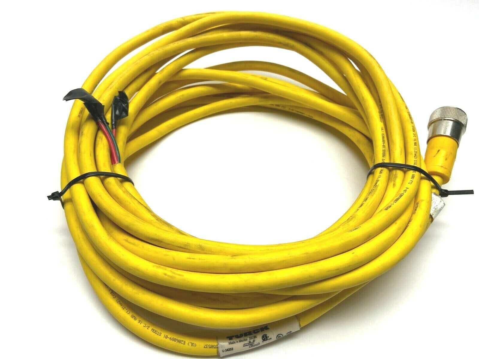 Turck RKM 35D-10M U-34202 Minifast Single End Cordset - Maverick Industrial Sales